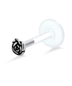Rose Shaped Labrets Push-in LA-274s 